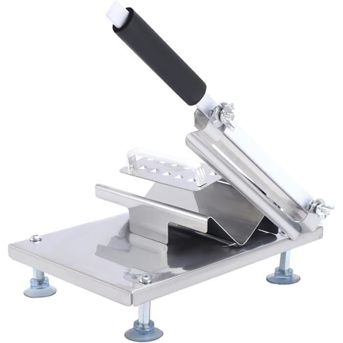 Coupe-Os Manuel Pour Viande - Trancheuse à Viande Congelée - Lame Acier Inox - Pour Cuisine Maison - 4