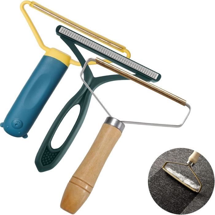 Rasoir électrique Anti-bouloches - Lame 3W, Recharge USB - Pour Vêtements, Canapé, Linge De Maison