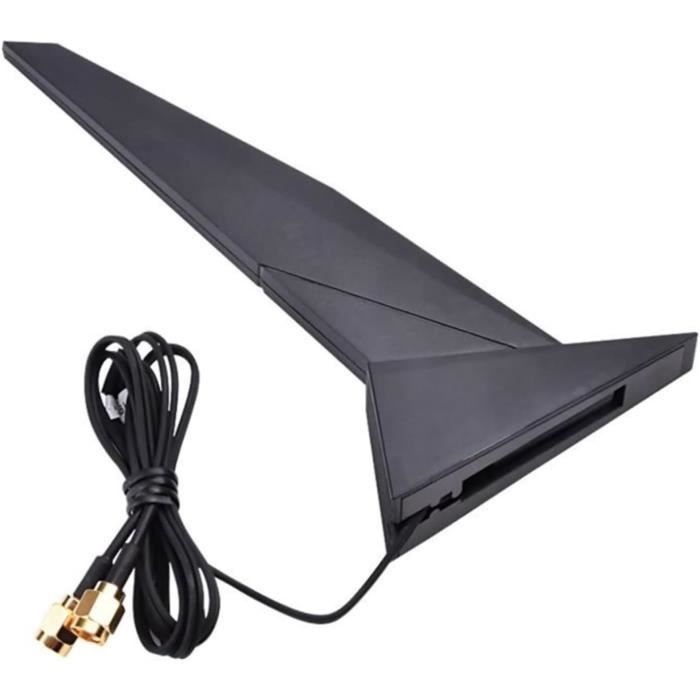 Antenne WiFi 6/6E ZAHARA Dual Band 2.4GHz-6GHz - Compatible GIGABYTE Z690, X570, B550 - Réf 14008-02650600