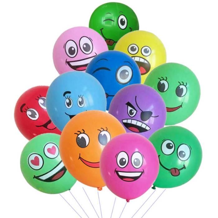 Emoji Ballon 45 45cm Anniversaire Deco Fete Mariage Soiree Fi Ration Papier De Soie Pompons Pour Fille Petite Amie 100 5524 Cdiscount Maison
