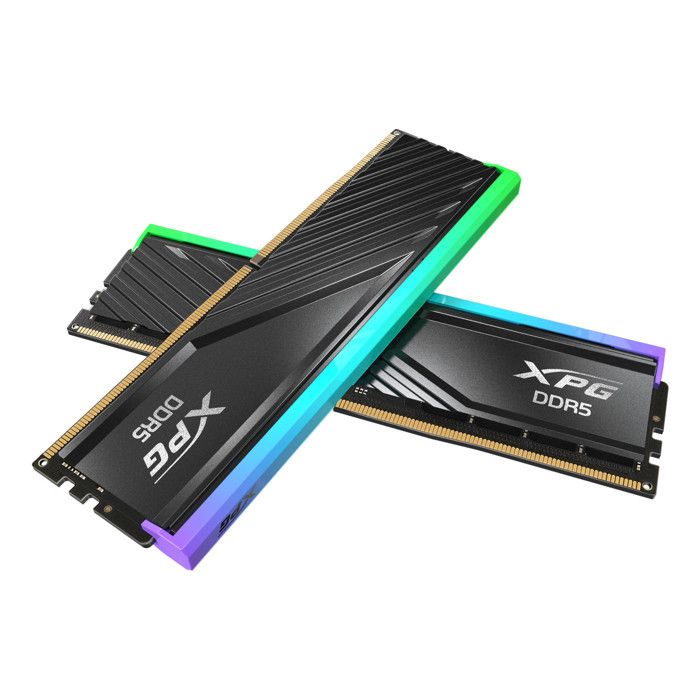 XPG Memoria RAM DDR5 32GB (2x16GB) 6000MHz RGB Nero per PC