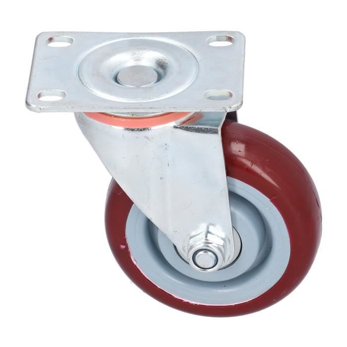 OSALADI Roulette Acier 3 Tonnes Pour Vérin Hydraulique - Roue Pivotante Robuste Remorque