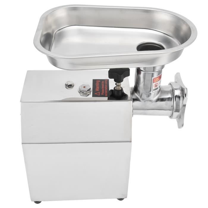 Hachoir à Viande Grande Capacité 8L 1200W - Hachoir Légumes Bol Inox 2 Vitesses 4 Lames Pour Aliments Bébé