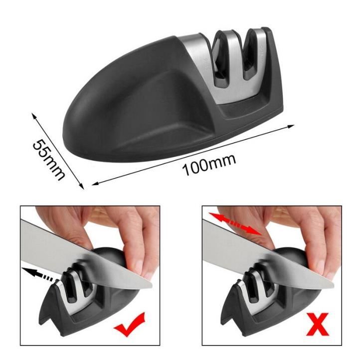 Black1 Affûteur de couteaux professionnel,meilleure pierre à aiguiser 3000 8000 grain 10000