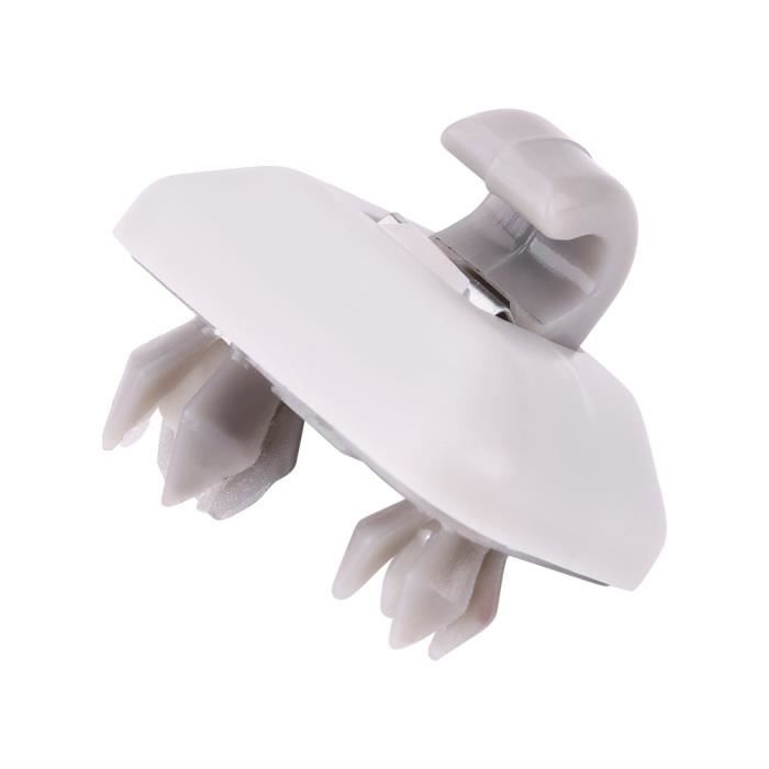 Clip De Fixation Pour Pare-soleil Intérieur Audi - Compatible A1 A3 A4 A5 A6 A7 Q3 Q5 Q7 - Couleur Gris - 5