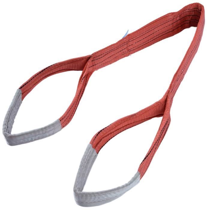 Cikonielf Élingue De Levage Sangle De Levage Plate Pour Palan 3T PES