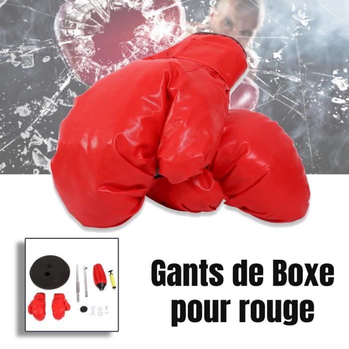 Sac de Frappe Adulte 120cm, Gants de Boxe, Reflex Ball, Bandages Boxing