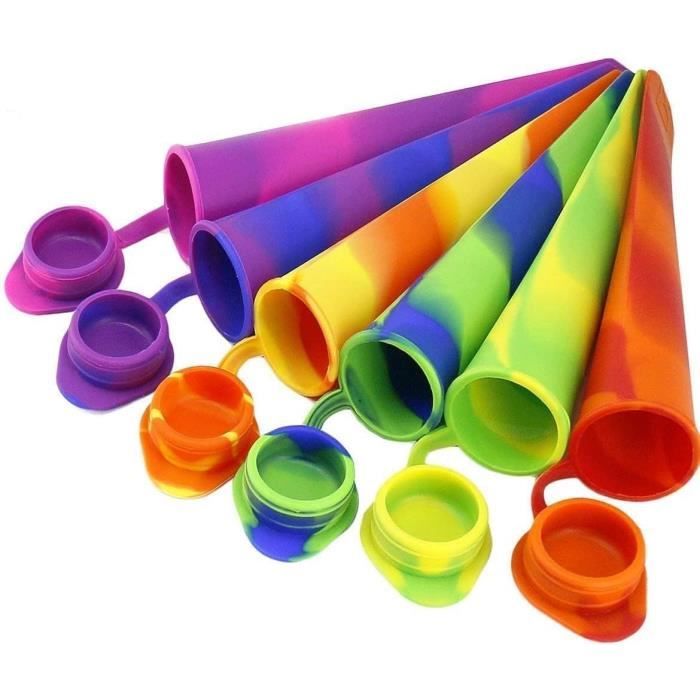 Moules à Glace Pop 6 Pièces - Support Pour Esquimaux Maison Sans BPA