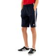 Short Bermuda Adidas Originals U 3S KN SHO Encleg/Blanc - Enfant Garçon - Bleu-1