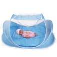 Tente de lit bébé Moustiquaire pliable portable anti-insecte berceau tente activité avec matelas oreiller-1