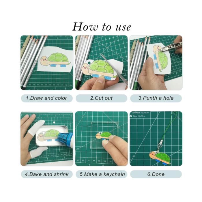 Fou Plastique Magique 181 Pièces Comprenant 20 Feuilles Papier Transparent A5 et 161 Accessoires pour Porte-clés - Idéal pour Enfants - Fournitures de Bricolage et d'Art Fou Plastique Magique 181 Pièces Comprenant 20 Feuilles Papier Transparent A5 et 161 Accessoires pour Porte-clés - Idéal pour Enfants - Fournitures de Bricolage et d'Art