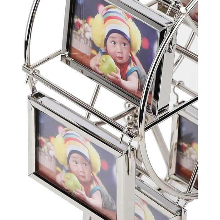 Distributeur Bonbons Cadre Photo Rotatif - Déco Bureau Multifonction - ABS - Idée Cadeau Anniversaire Enfant