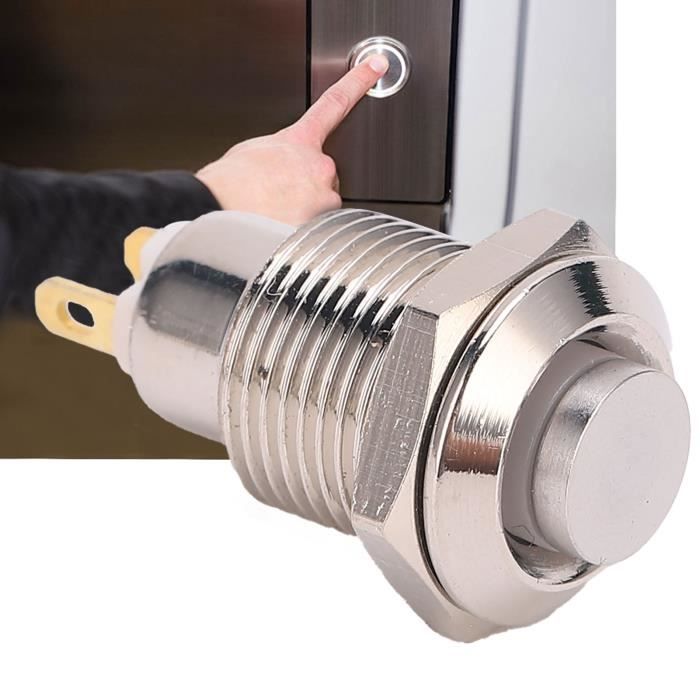 Interrupteur Momentané Bouton-poussoir (commutateur) Pour Contrôle D’accès - Marque Uxcell - Neuf