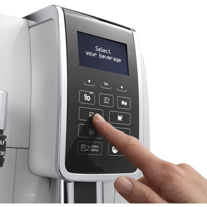 Machine à Café Delonghi Dinamica ECAM350.55.W - Automate Blanc - Comme Neuf