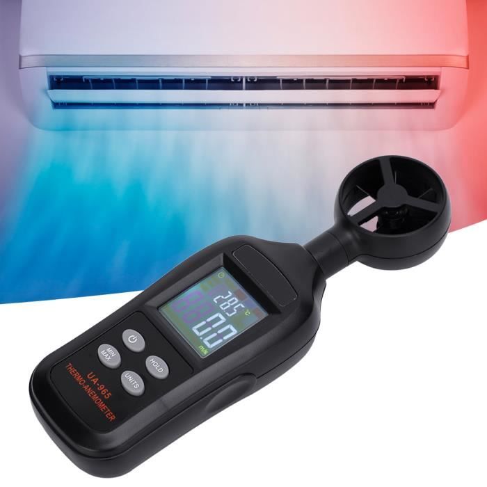 Anémomètre Numérique Portable RUZIZAO - Mesure Vent Et Température