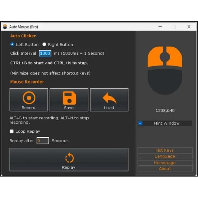 AutoMouse Pro License 1 year -Automatic mouse clicker & Recorder ...