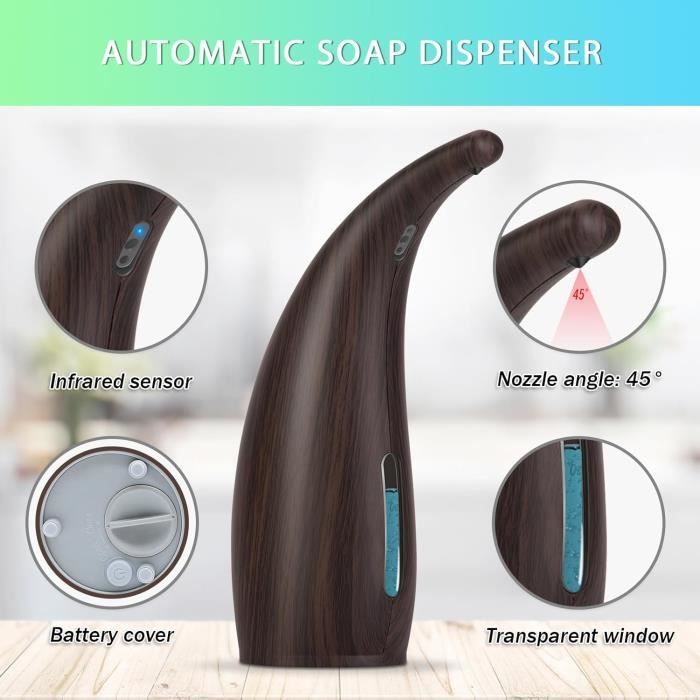 Distributeur Savon Automatique Mural, 420ml Distributeur De Savon Automatique Avec Usb Rechargeable Ipx5 Etanche Sans Contact Distributeur Savon 97359250