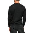T-Shirt Pepe Jeans Eggo Long Noire pour Homme-2