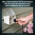 Câble alimentation 100W - Philips Hue Outdoor - Noir - Electrique-2