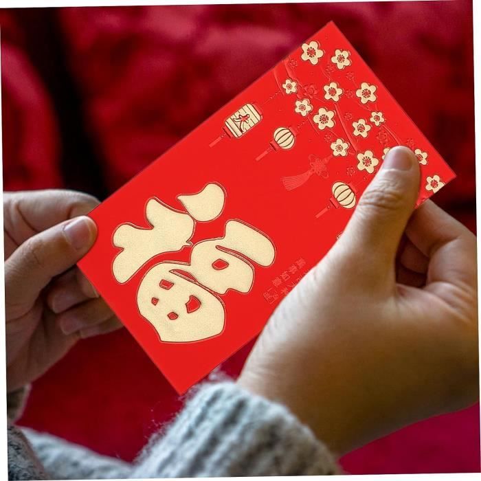 1 Paquet Sac Cadeau D'enveloppe Rouge Porte bonheur Pour - Temu