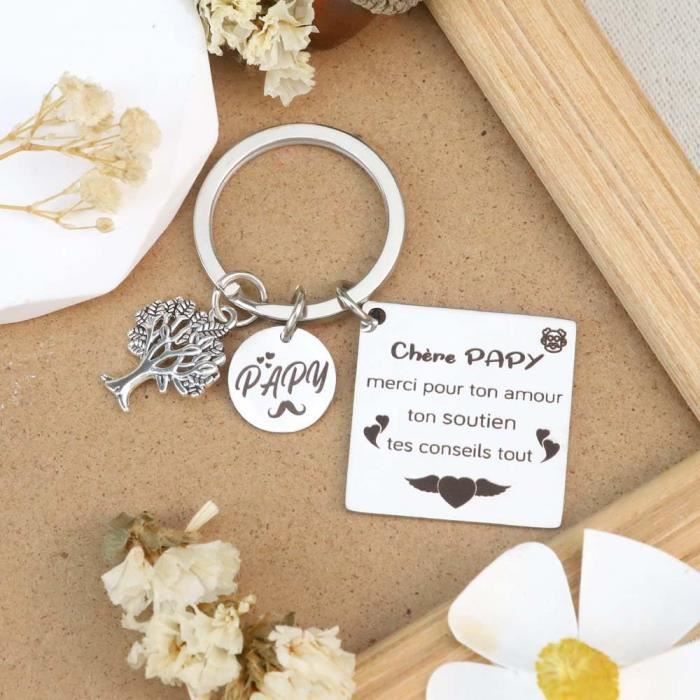 Cadeau Grand Pere Porte Clef Cadeau Fete Des Grands Peres Cadeau Fete