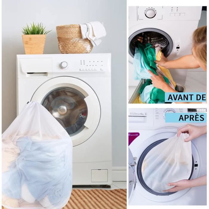 Culinavog Lot 2 Sacs Lavage Chaussures Machine – Filet Protection Mousse Pour Baskets & Lingerie