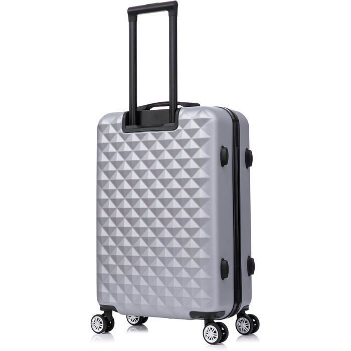 Valise Cabine CELIMS Noir - Approuvée 100+ Compagnies Aériennes - 55x40x20 Cm - 4 Roues Spinner - Ultra Légère