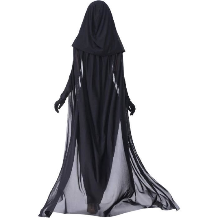 DéGuisement De SorcièRe Noire Halloween Pour Femme, Ensemble De 6 Costumes D'Halloween Pour Femme Avec Cape De Vampire Noire De 170 Cm, Chapeau De SorcièRe, Gants En Dentelle Pour Carnaval Et FêTe DéGuisement De SorcièRe Noire Halloween Pour Femme, Ensemble De 6 Costumes D'Halloween Pour Femme Avec Cape De Vampire Noire De 170 Cm, Chapeau De SorcièRe, Gants En Dentelle Pour Carnaval Et FêTe