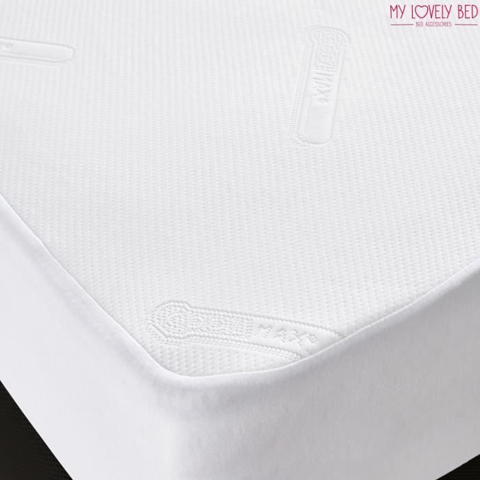 My Lovely Bed - Protège Matelas 180x200 cm, Alèse Tissu Coolmax® :  évacuation rapide de l'humidité
