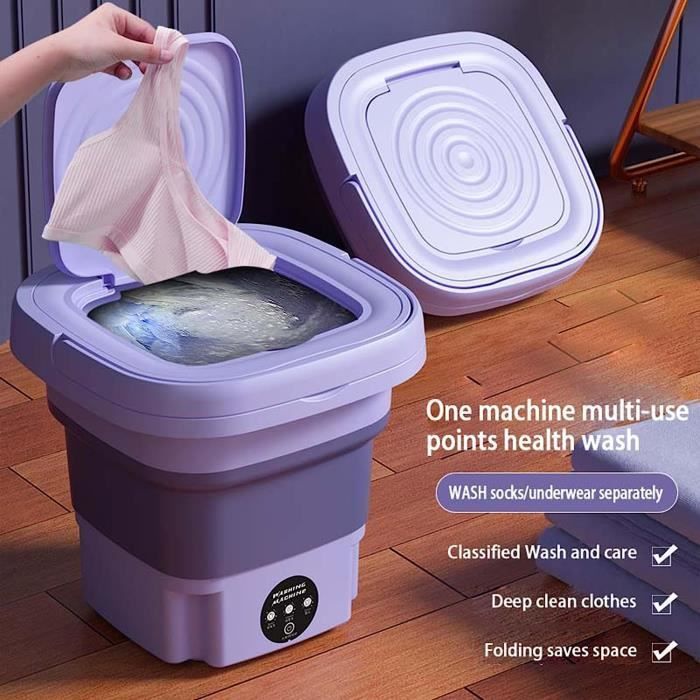 Mini laveuse de comptoir de machine à laver portative pour le voyage