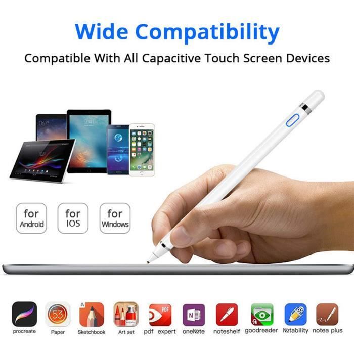BOYOU Stylet blanc Stylo Écran Tactile S-Pen Stylet A + Touch Pen pour  Samsung Galaxy Note 10.1 N8000 N8020 N8010 Tablettes - Cdiscount Téléphonie