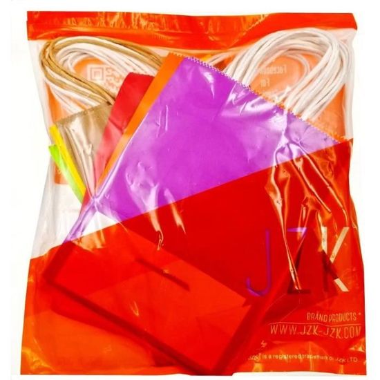 JZK 30 Multi Couleur Sacs-Cadeaux de fête de Papier Kraft avec poignées pour Enfants Traiter des Sacs de fête Sacs de Goody Party Favors Sacs pour Mariage Anniversaire Noël
