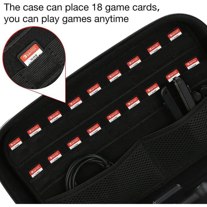 Boîte de protection pour carte mémoire pour 12 jeux nintendo switch étui  pour carte mémoire sac de voyage étui de protecti[166] - Cdiscount Appareil  Photo