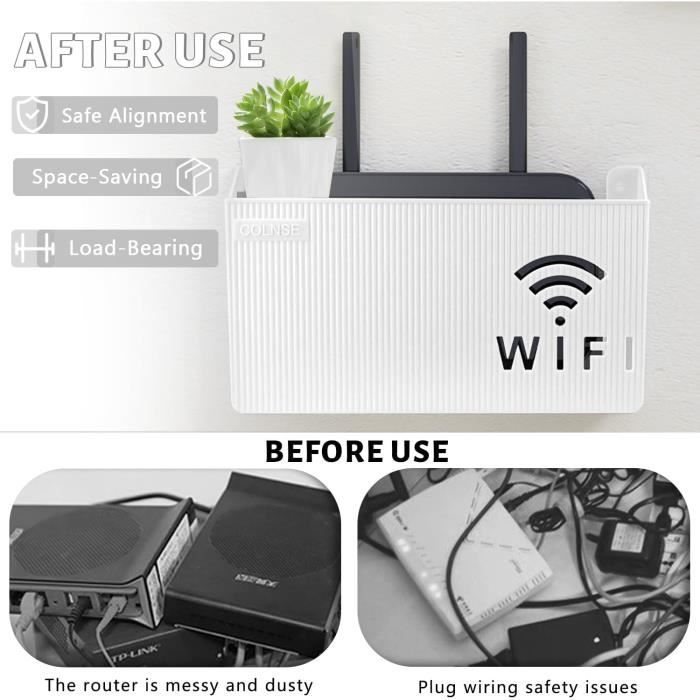Routeur Boîte De Rangement Murale Pour Routeur Wifi Support Box ...