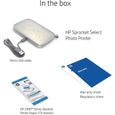 Imprimante instantanée HP Sprocket Select - 5,8 x 8,7 cm - Bluetooth 5.0 - Impression sans bordure - Blanche-4
