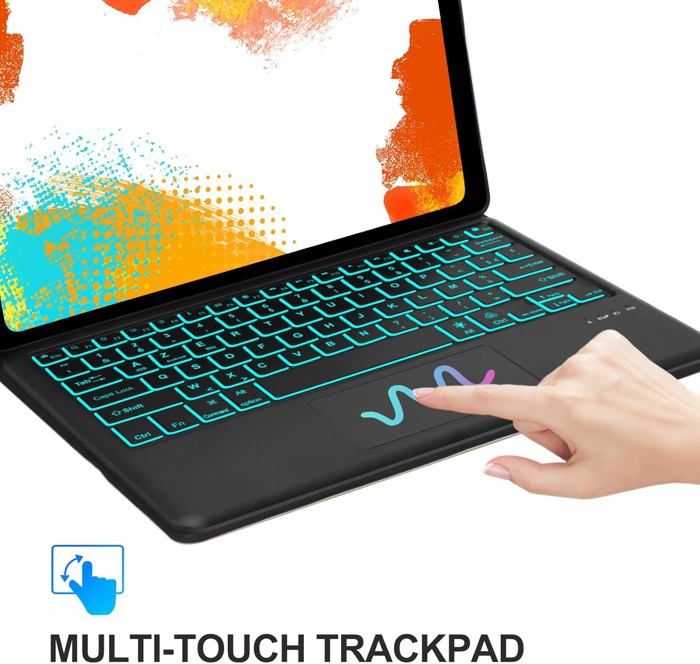 Logitech Combo Touch, étui clavier pour iPad Pro 13 pouces (M4 et M5)(2024 et 2025), FRA AZERTY, rétroéclairé amovible avec support, saisie confortable, mode multi-usage - Graphite