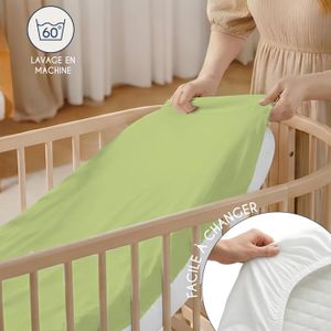 Medi Partners Housse Landau Drap Housse Landau 86x40cm - 100% Coton - Pour Poussette, Berceau - Protège Matelas Bébé - Lavable