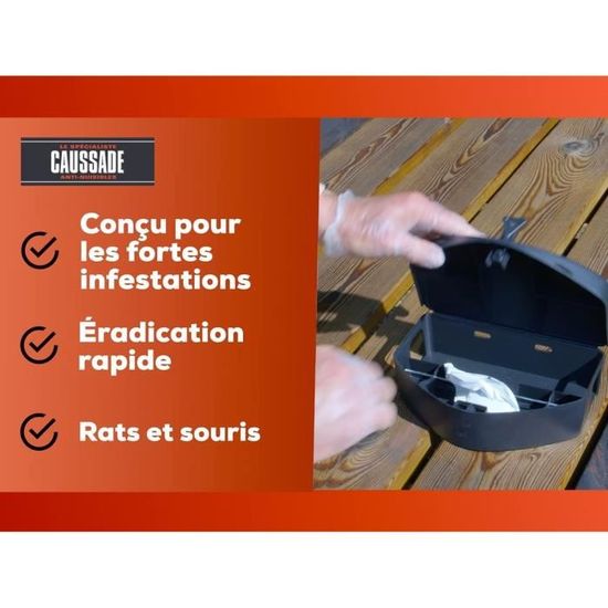Caussade CARSC150 Rats & Souris - 6 sachets Cereales pret a l'emploi -  Grenier et Charpente