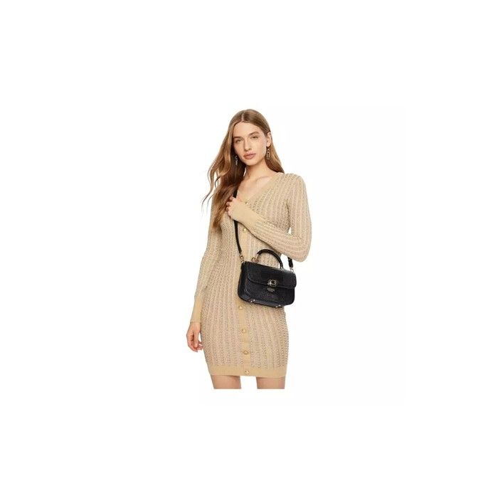 Sac à Main GUESS Noir - Logo Signature - 100% Authentique - Dimensions Généreuses (11'x13'x10')