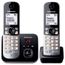 Panasonic KX-TGE520 - Téléphone sans fil - système de répondeur avec ID d'appelant - DECTGAP - noir, argent - Téléphone sans fil - Achat & prix