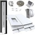Kit Calfeutrage Climatiseur Portable 240cm-6 Panneaux Réglables,Raccord Universel13/15cm, filtre Max 240cm door kit no hose TUYAU
