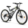 Vélo tout terrain Licorne Bike Strong 2D - Schwarz/Lime - 26", 27,5", 29"-0