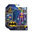 Coffret Figurine Le Joker 10 cm Avec 3 Accessoires - DC - Personnage Super Heros Costume Violet - Nouveaute Jouet garcon-0