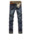 Jeans Homme slim Pantalon Hommes avec déchirures  Bleu FBC159H-0