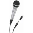 THOMSON M151 Micro dynamique - Fiche jack 6,35 mm, prise XLR - Argent-0