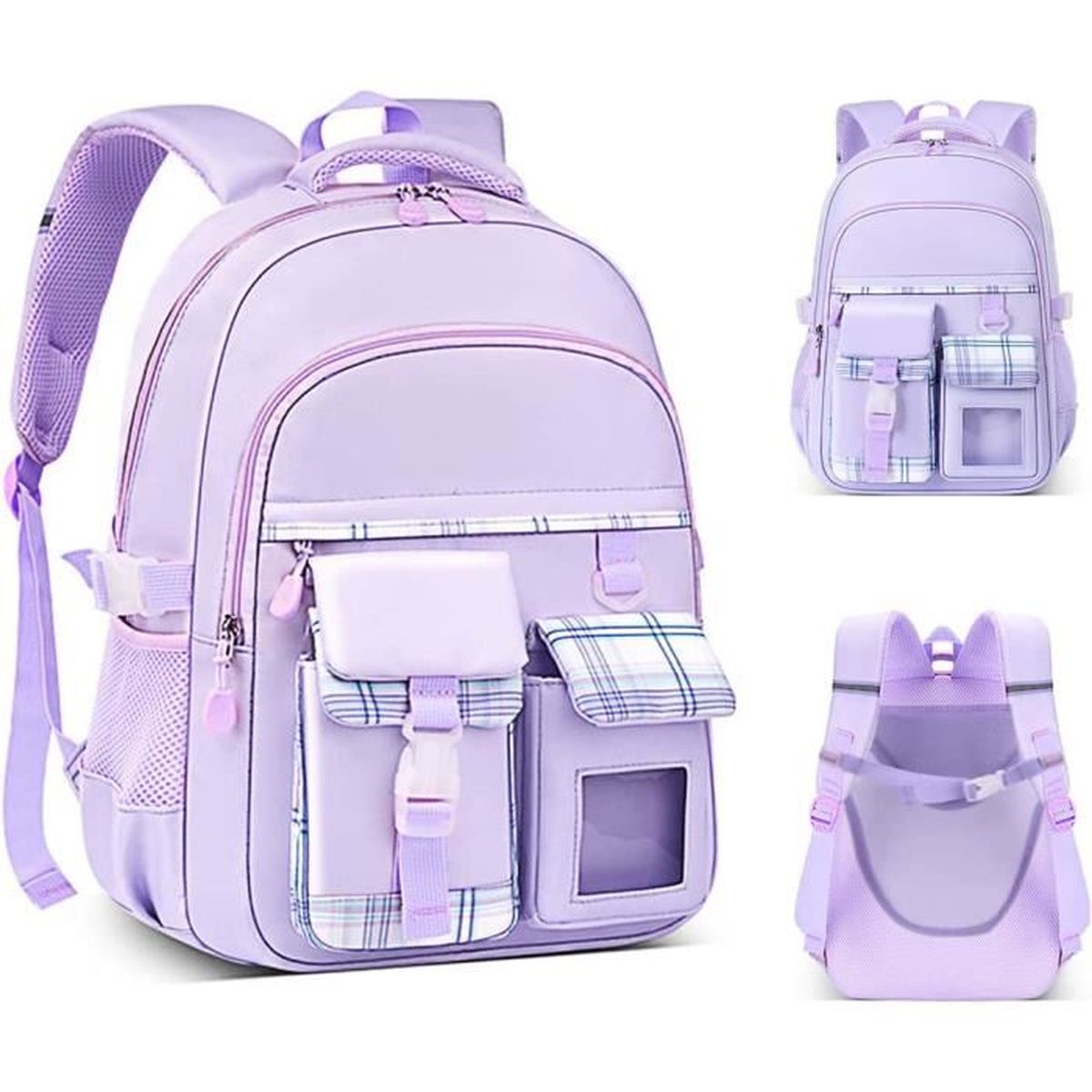Sac à Dos Femme 15,6 Pouces Avec Port USB - Nylon, Capacité 20-35L - Neuf Sans étiquettes