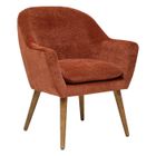 ATMOSPHERA CRÉATEUR D'INTÉRIEUR Fauteuil "Sinel" en hévéa H83cm ambre - Atmosphera createur d'interieur