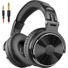 MANDY TENFLLYWINGS Casque DJ,OneOdio Pro10 Audio Studio Professionnel Casque Filaire avec Micro,Casque de Monitoring,Extra Basses,Confort Pliable,Noir