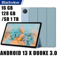 Blackview Tab 80 Tablette Tactile 10.1" Android 13 16Go+128Go-SD 1To 7680mAh 13MP Face ID,5G Wifi,4G Dual SIM Tablette PC - Bleu