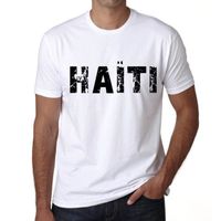 Homme Tee-Shirt Haïti T-Shirt Vintage
